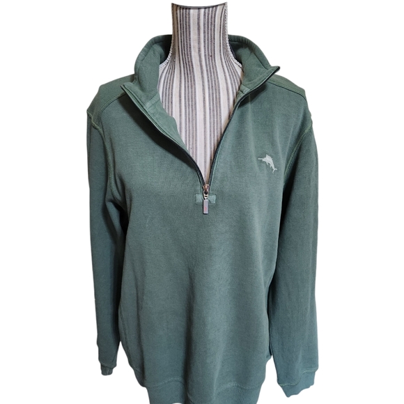 Tommy Bahama Half Zip  sweater - Picture 1 of 5